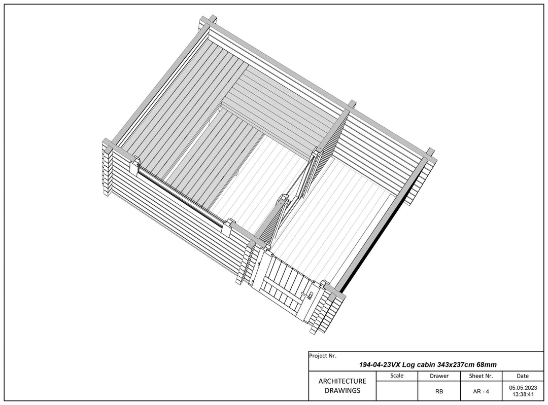 MS4000TC Outdoor Sauna — Traditional Finnish Series