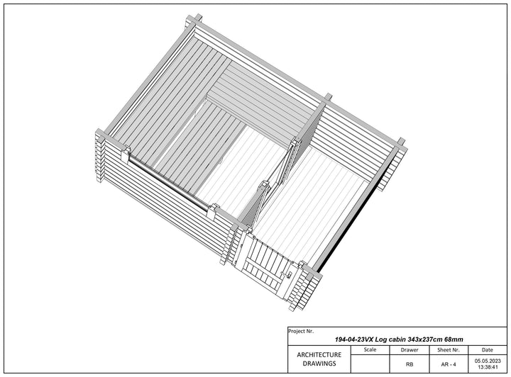 MS4000TC Outdoor Sauna — Traditional Finnish Series