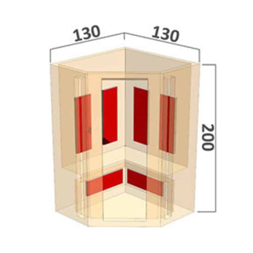 IR2000-HC5 Infrared Sauna image 3