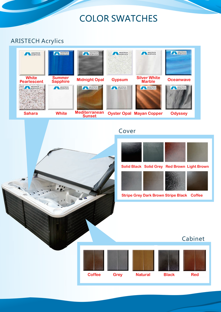 Medi Spa Sapphire Titanium - 5 Person Hot Tub - 96 Jet image 2