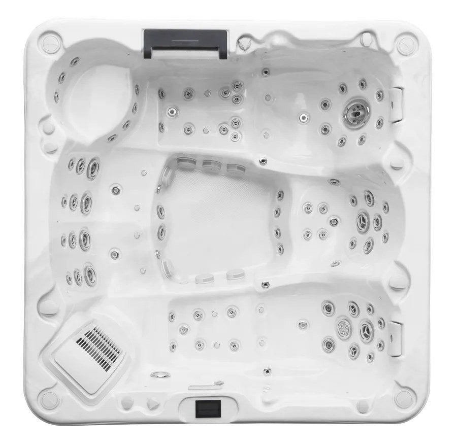 Altea 6-person hot tub, top view