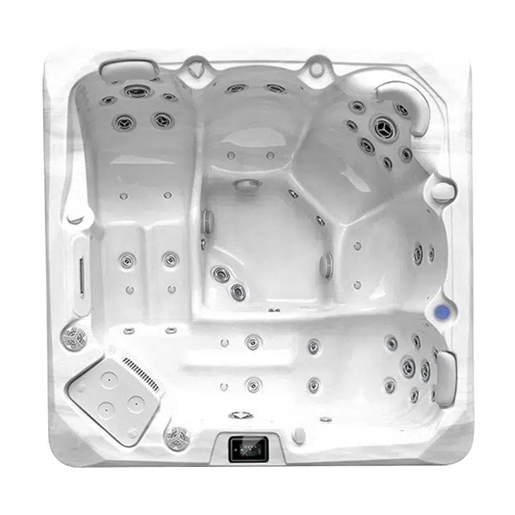 Angora 5-person hot tub, top view