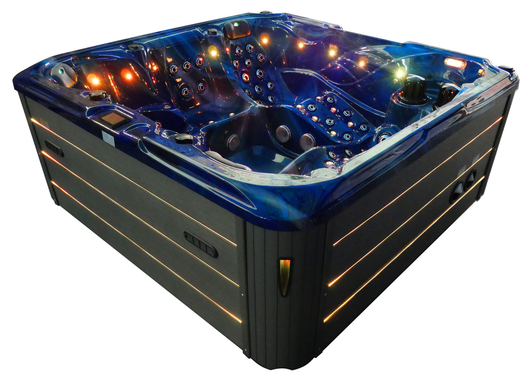Medi Spa Sapphire Titanium - 5 Person Hot Tub - 96 Jet image 13