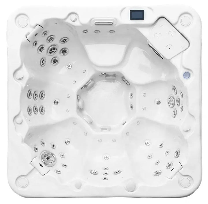 Barcelona 7-person hot tub, top view