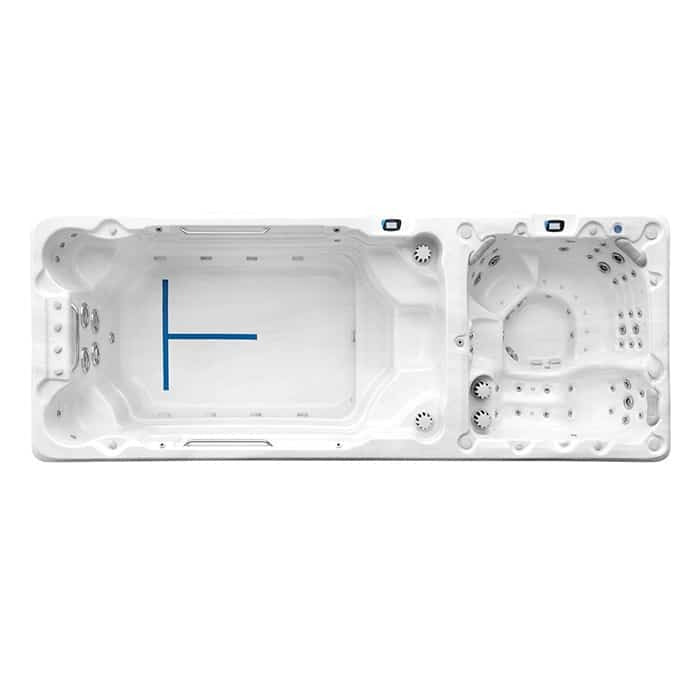 Catana Platinum swim spa top view