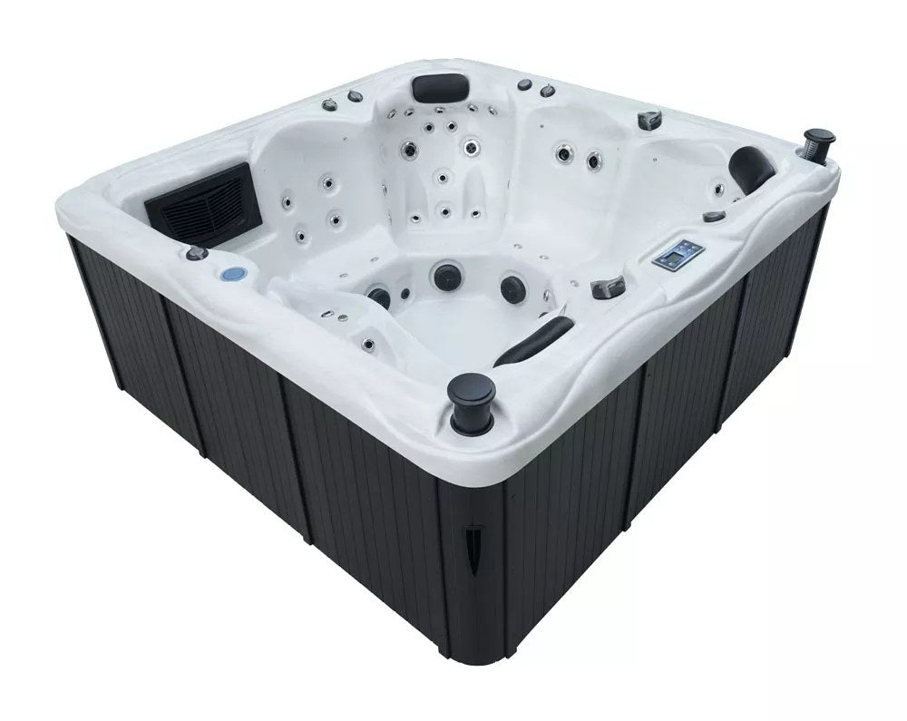 Colorado 6-person hot tub, side view