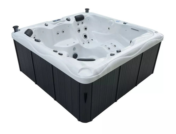 Colorado 6-person hot tub, side view