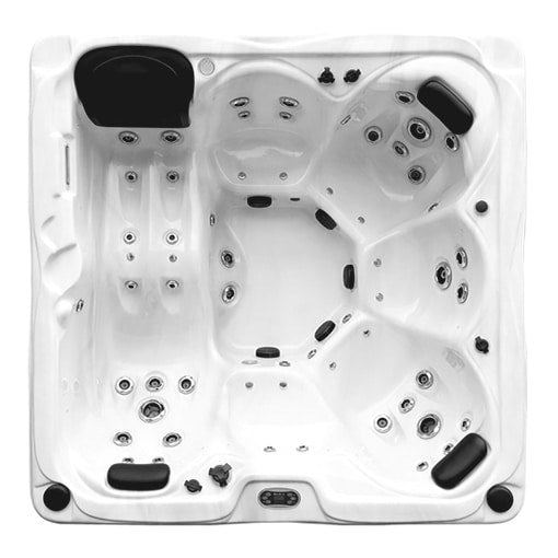 Colorado 6-person hot tub, top view