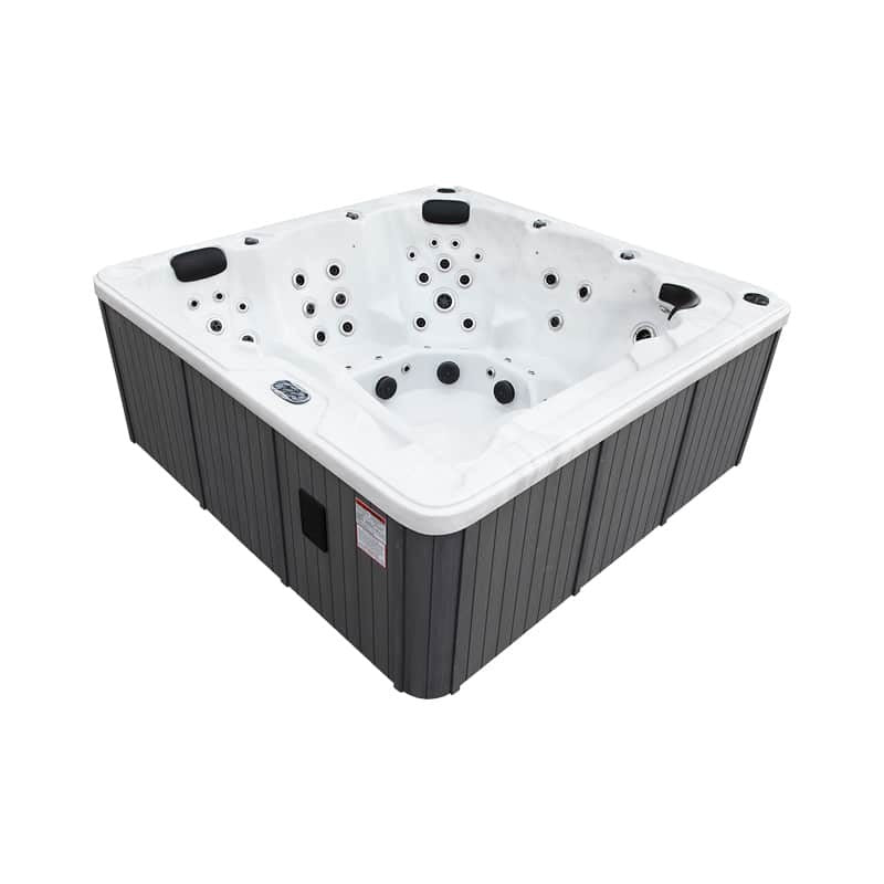 Divine 6-person hot tub, side view