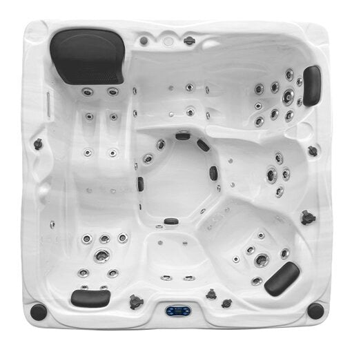 Double Dutch 5-person hot tub, top view