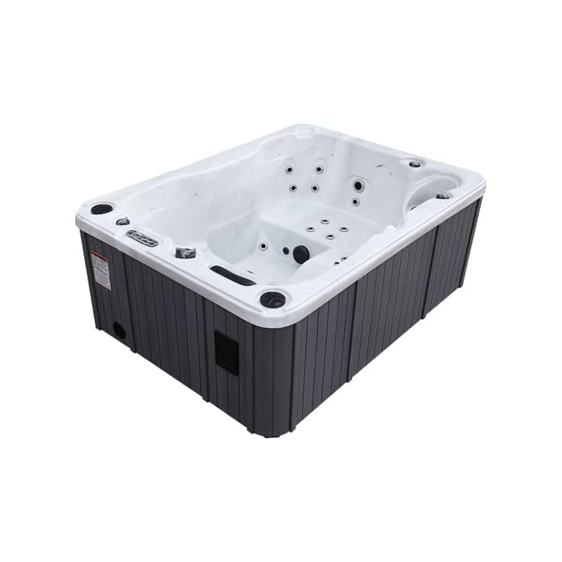 Explore 3-person hot tub, side view