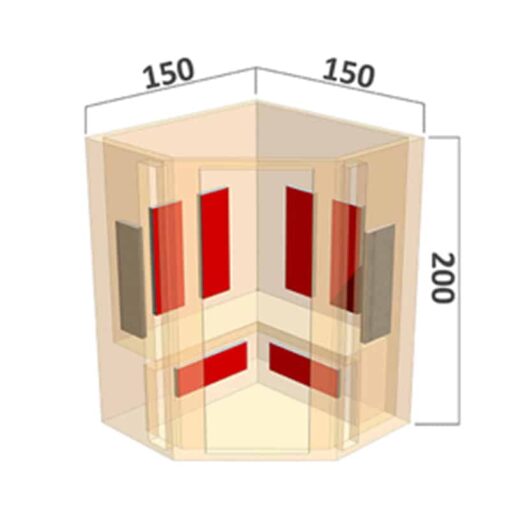 IR3000-HC6 Infrared Sauna image 4