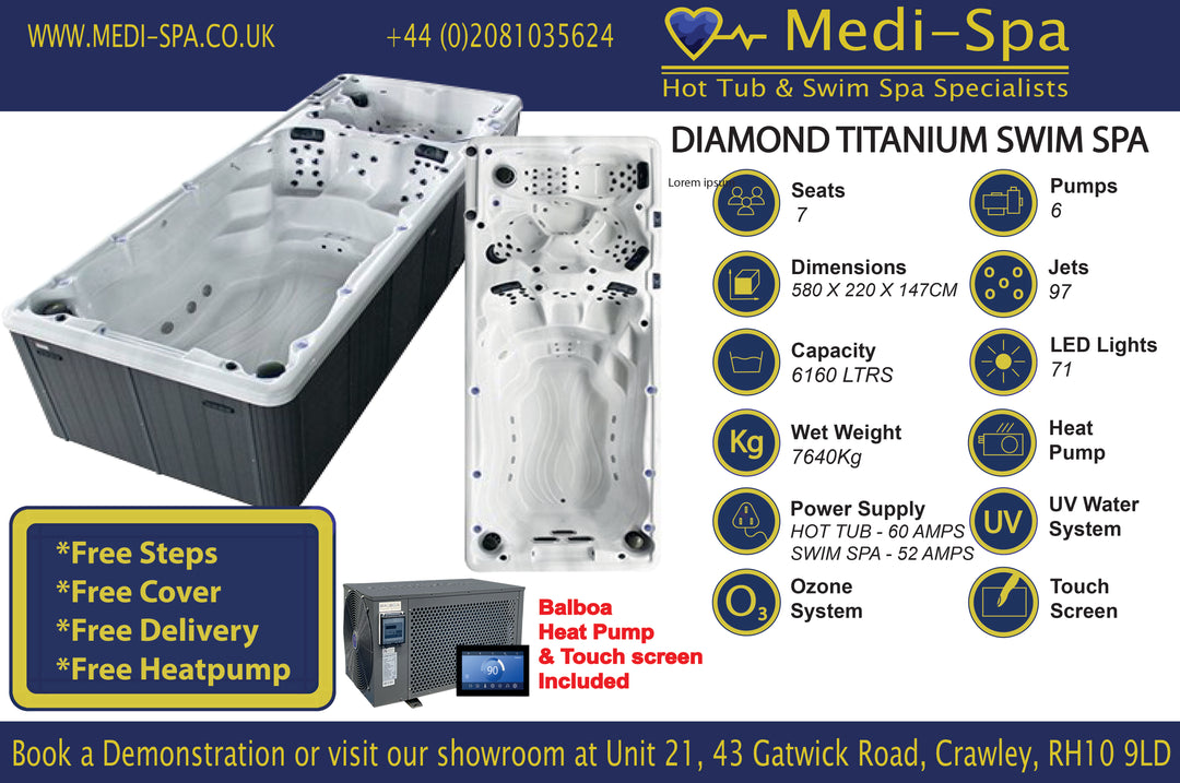 Medi Spa Diamond Platinum - Swim Spa - 20ft image 1