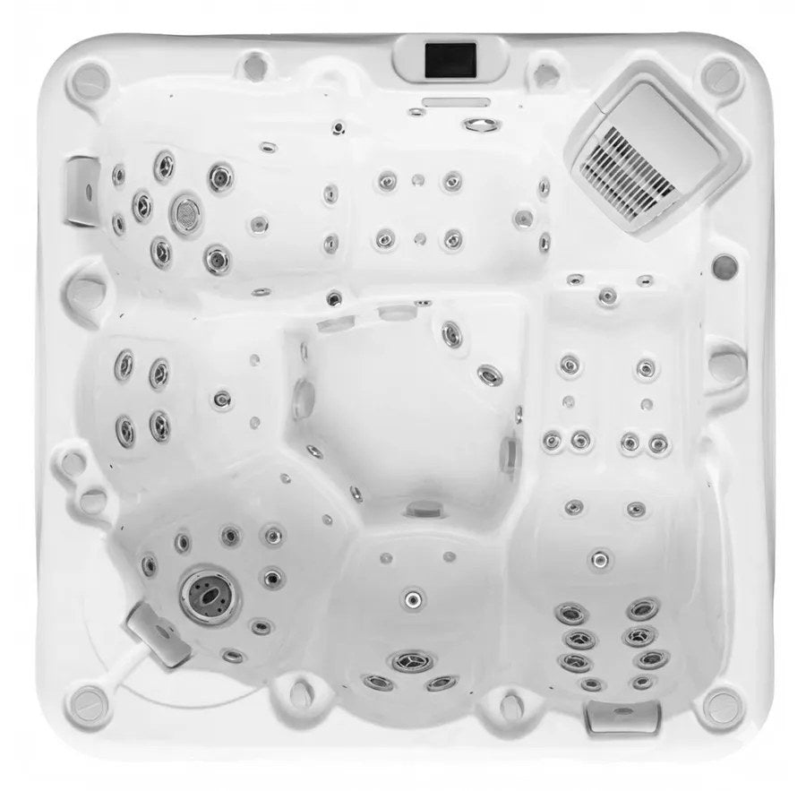Formentera 5-person hot tub, top view