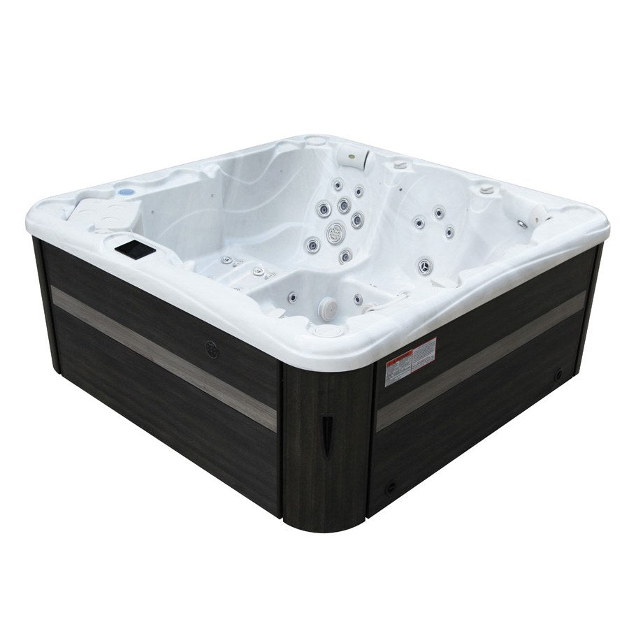 Granada 5-person hot tub, side view
