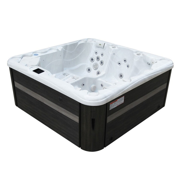 Granada 5-person hot tub, side view