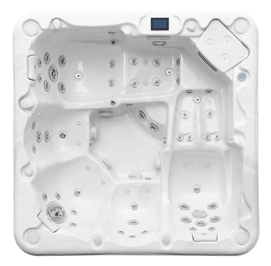 Granada 5-person hot tub, top view