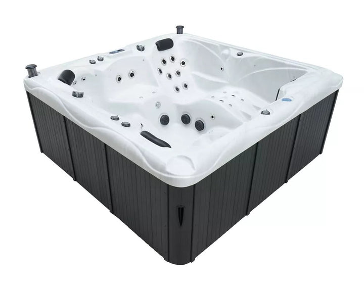 Houston 5-person hot tub, side view