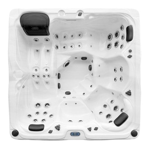 Houston 5-person hot tub, top view