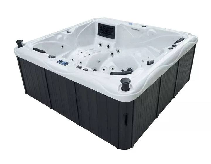 Houston 5-person hot tub, side view