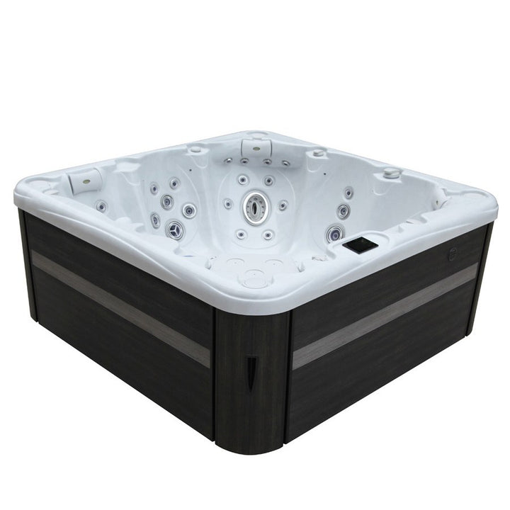 Javea 6-person hot tub, side view