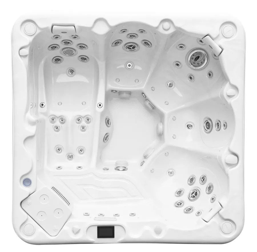 Javea 6-person hot tub, top view