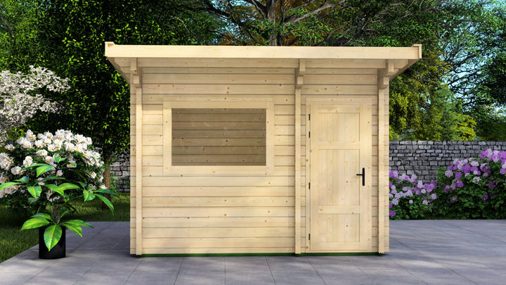 MS4000TC Outdoor Sauna — Traditional Finnish Series