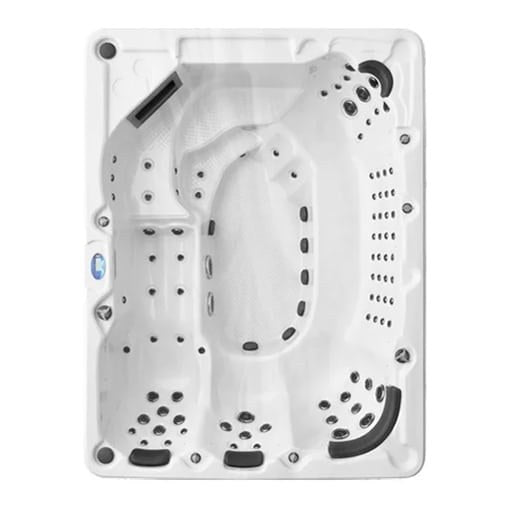 Lyon 9-person hot tub, top view