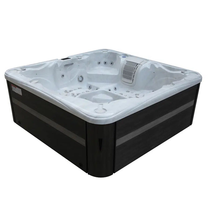 Majorca 6-person hot tub, side view