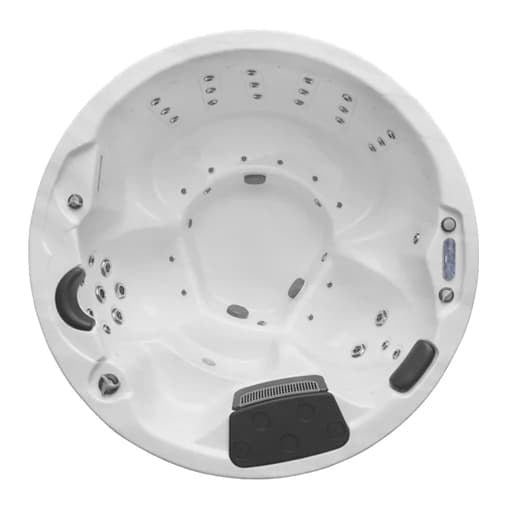 Marrakech 6-person hot tub, top view