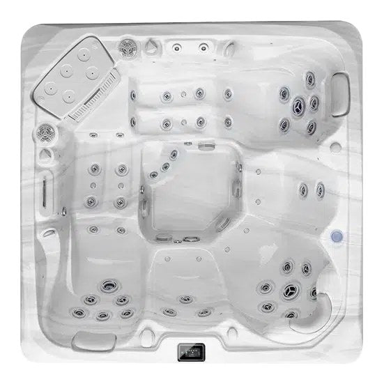 Mayfair 5-person hot tub, top view