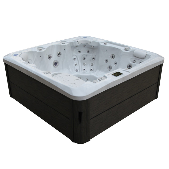 Prime 6-person hot tub, side view
