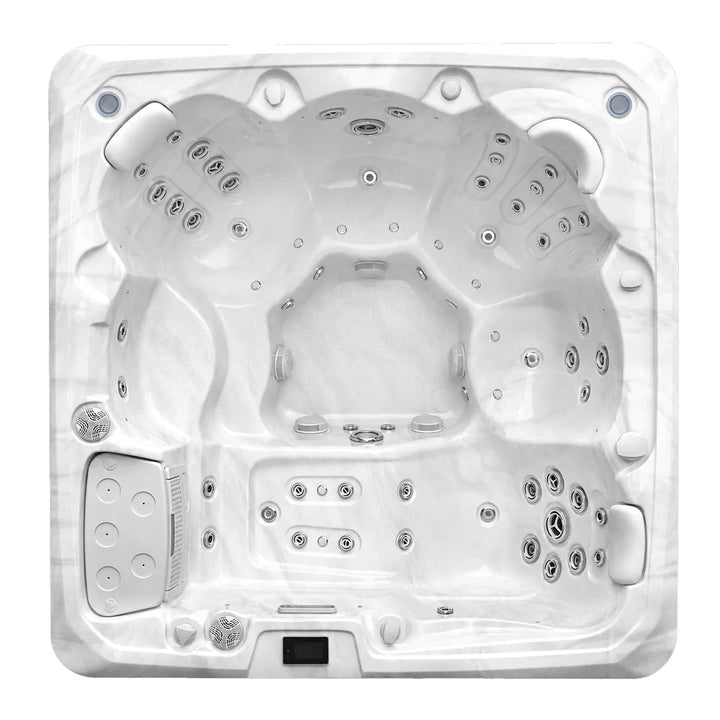 Prime 6-person hot tub, top view