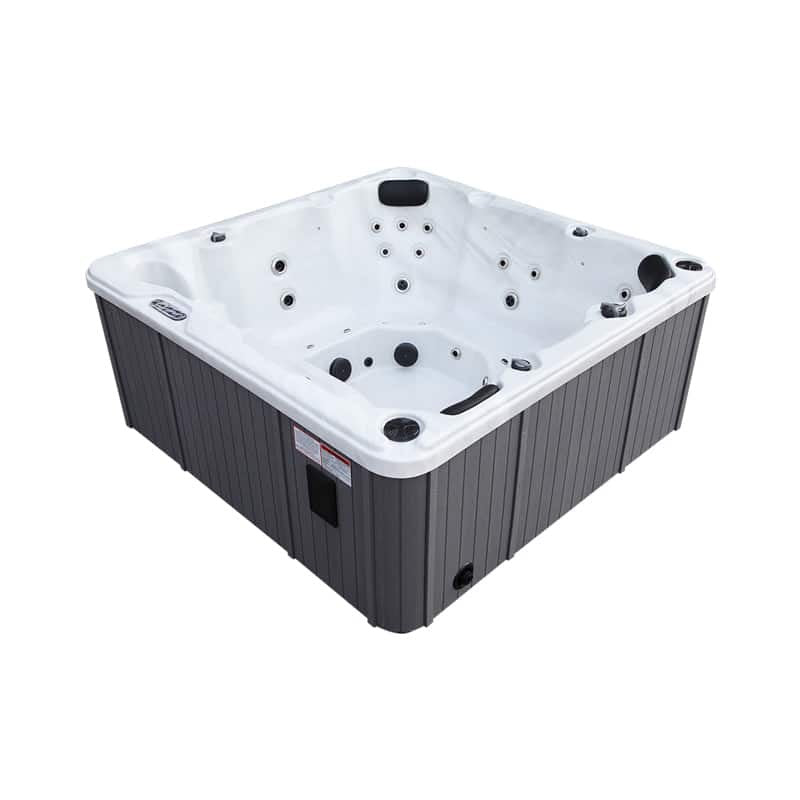 Relax 6-person hot tub, side view