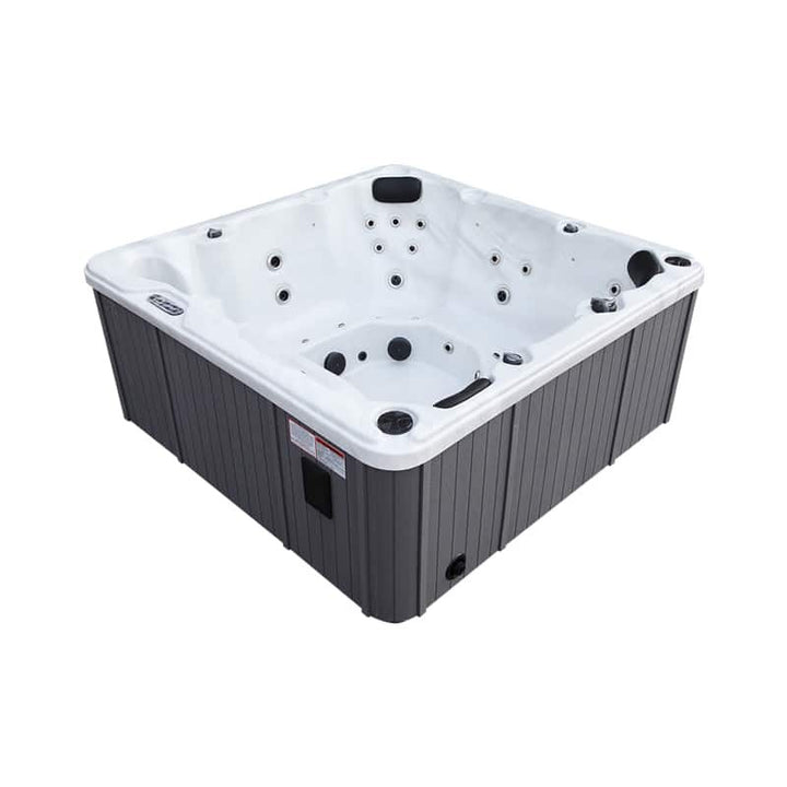 Relax 6-person hot tub, side view