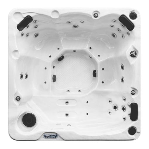 Relax 6-person hot tub, top view