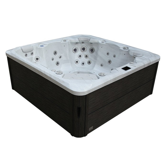 Royal 6-person hot tub, side view