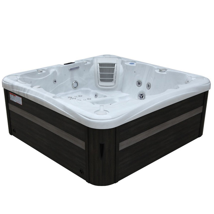 Sevilla 7-person hot tub, side view