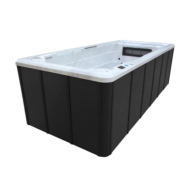 Supreme Dual Turbine swim spa side view