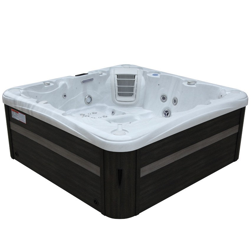 Valencia 6-person hot tub, side view